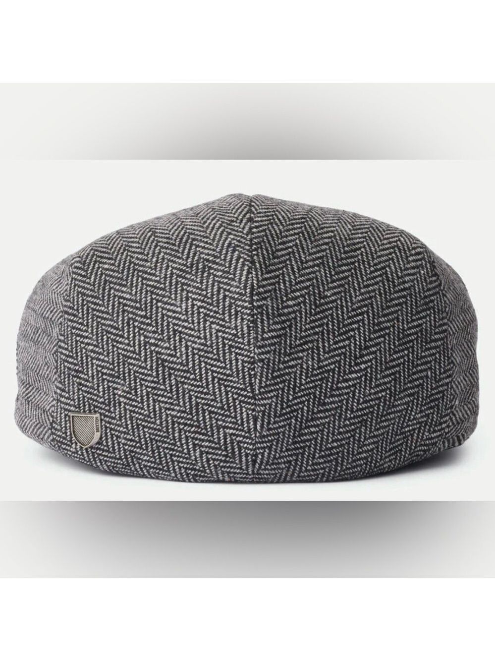 Brixton Black and White Herringbone Cap - Peaky Blinder hat! NWT